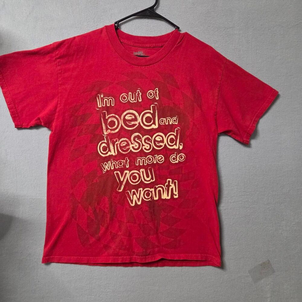 ink inc brand Men's Red T-shirt large size